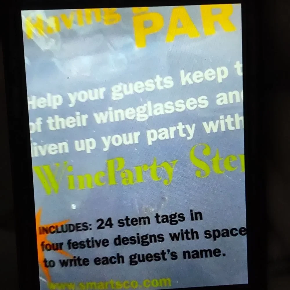NIP 24 Wine Party Stem Tags